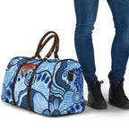 Australia Aboriginal Fathers Day Travel Bag Indigenous Dot Art Pattern - Parent Child
