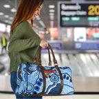 Australia Aboriginal Fathers Day Travel Bag Indigenous Dot Art Pattern - Parent Child