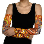 Australia Fathers Day Arm Sleeves Aboriginal Dot Art - Kangaroo And Lizard