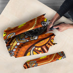 Australia Fathers Day Umbrella Aboriginal Dot Art - Kangaroo And Lizard