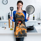 Australia Aboriginal Fathers Day Apron Indigenous Dot Art - Family Footprint