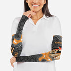 Australia Aboriginal Fathers Day Arm Sleeves Indigenous Dot Art - Family Footprint