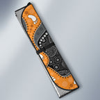 Australia Aboriginal Fathers Day Auto Sun Shade Indigenous Dot Art - Family Footprint