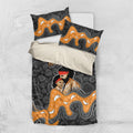 Australia Aboriginal Fathers Day Bedding Set Indigenous Dot Art - Family Footprint