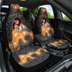 Australia Aboriginal Fathers Day Car Seat Cover Indigenous Dot Art - Family Footprint