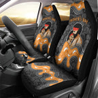Australia Aboriginal Fathers Day Car Seat Cover Indigenous Dot Art - Family Footprint