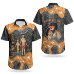 Australia Aboriginal Fathers Day Couples Matching Tank Maxi Dress and Hawaiian Shirt Indigenous Dot Art - Family Footprint