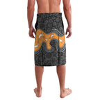 Australia Aboriginal Fathers Day Lavalava Indigenous Dot Art - Family Footprint