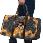 Australia Aboriginal Fathers Day Travel Bag Indigenous Dot Art - Family Footprint