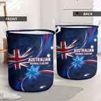 Proud To Be Australian Laundry Basket Australia Flag Day Waving Commonwealth Star