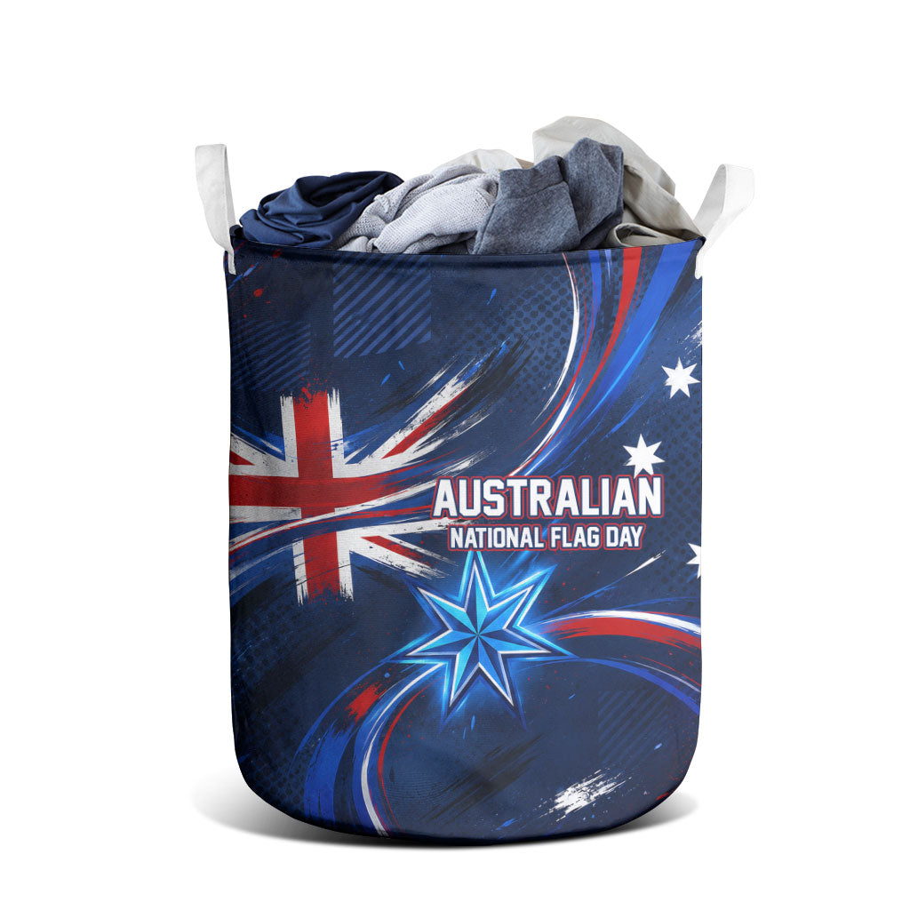 Proud To Be Australian Laundry Basket Australia Flag Day Waving Commonwealth Star