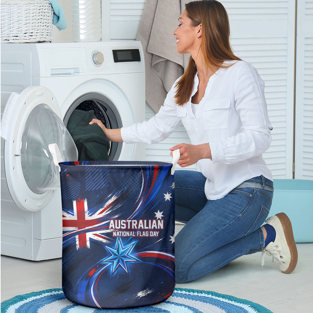 Proud To Be Australian Laundry Basket Australia Flag Day Waving Commonwealth Star