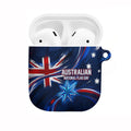 Proud To Be Australian AirPods Case Australia Flag Day Waving Commonwealth Star