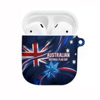 Proud To Be Australian AirPods Case Australia Flag Day Waving Commonwealth Star