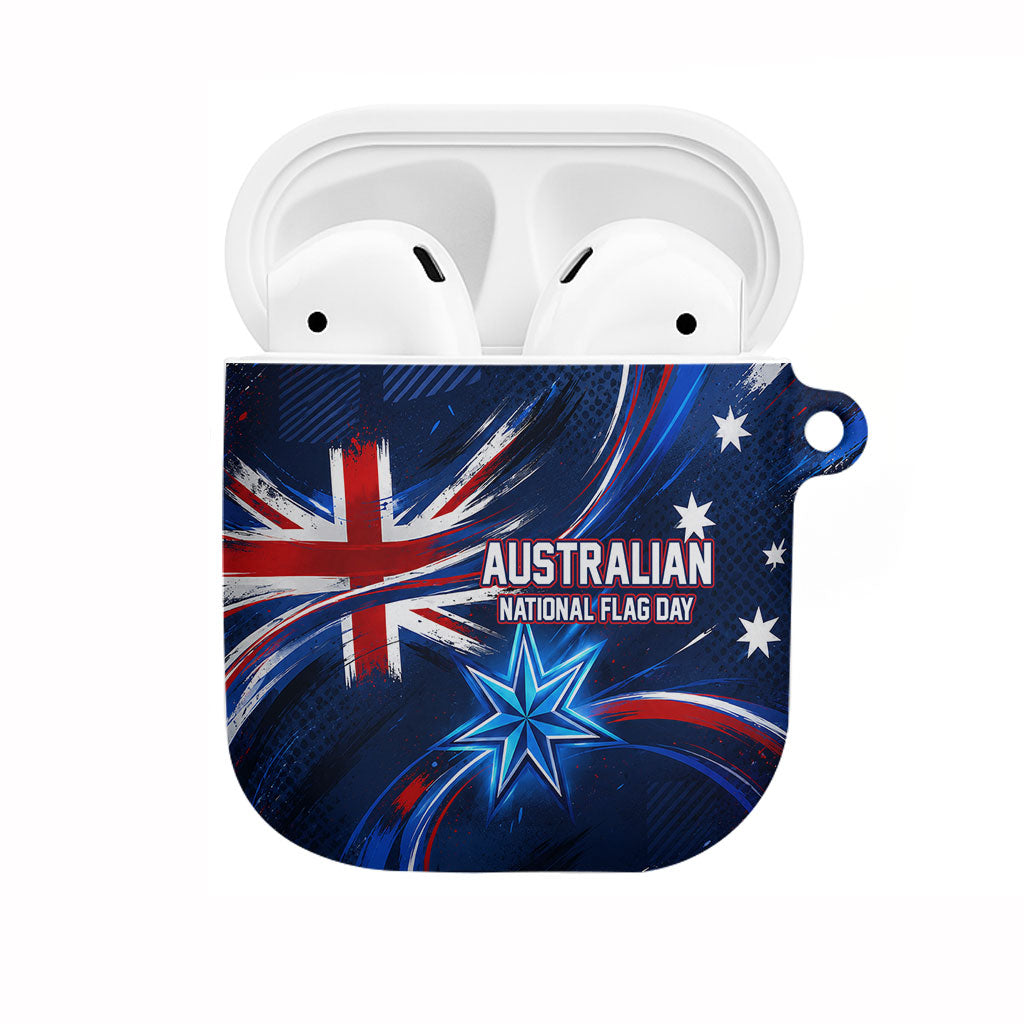 Proud To Be Australian AirPods Case Australia Flag Day Waving Commonwealth Star