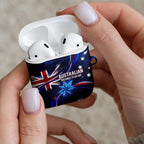 Proud To Be Australian AirPods Case Australia Flag Day Waving Commonwealth Star