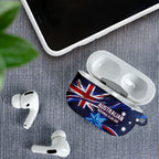 Proud To Be Australian AirPods Case Australia Flag Day Waving Commonwealth Star