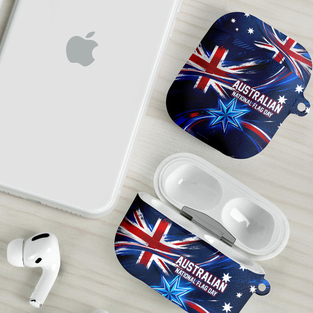 Proud To Be Australian AirPods Case Australia Flag Day Waving Commonwealth Star