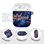 Proud To Be Australian AirPods Case Australia Flag Day Waving Commonwealth Star