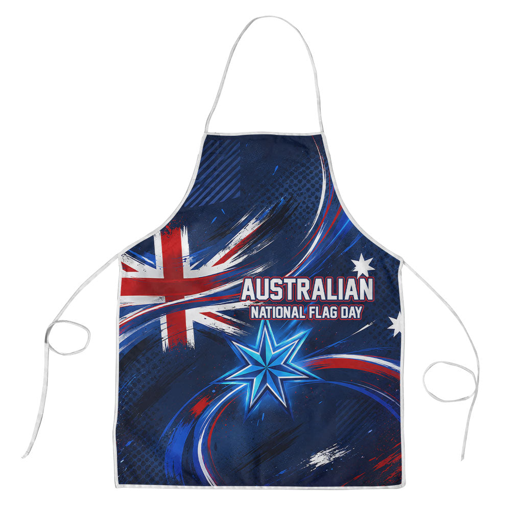 Proud To Be Australian Apron Australia Flag Day Waving Commonwealth Star