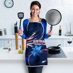 Proud To Be Australian Apron Australia Flag Day Waving Commonwealth Star