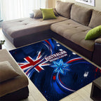 Proud To Be Australian Area Rug Australia Flag Day Waving Commonwealth Star