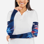 Proud To Be Australian Arm Sleeves Australia Flag Day Waving Commonwealth Star