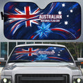 Proud To Be Australian Auto Sun Shade Australia Flag Day Waving Commonwealth Star
