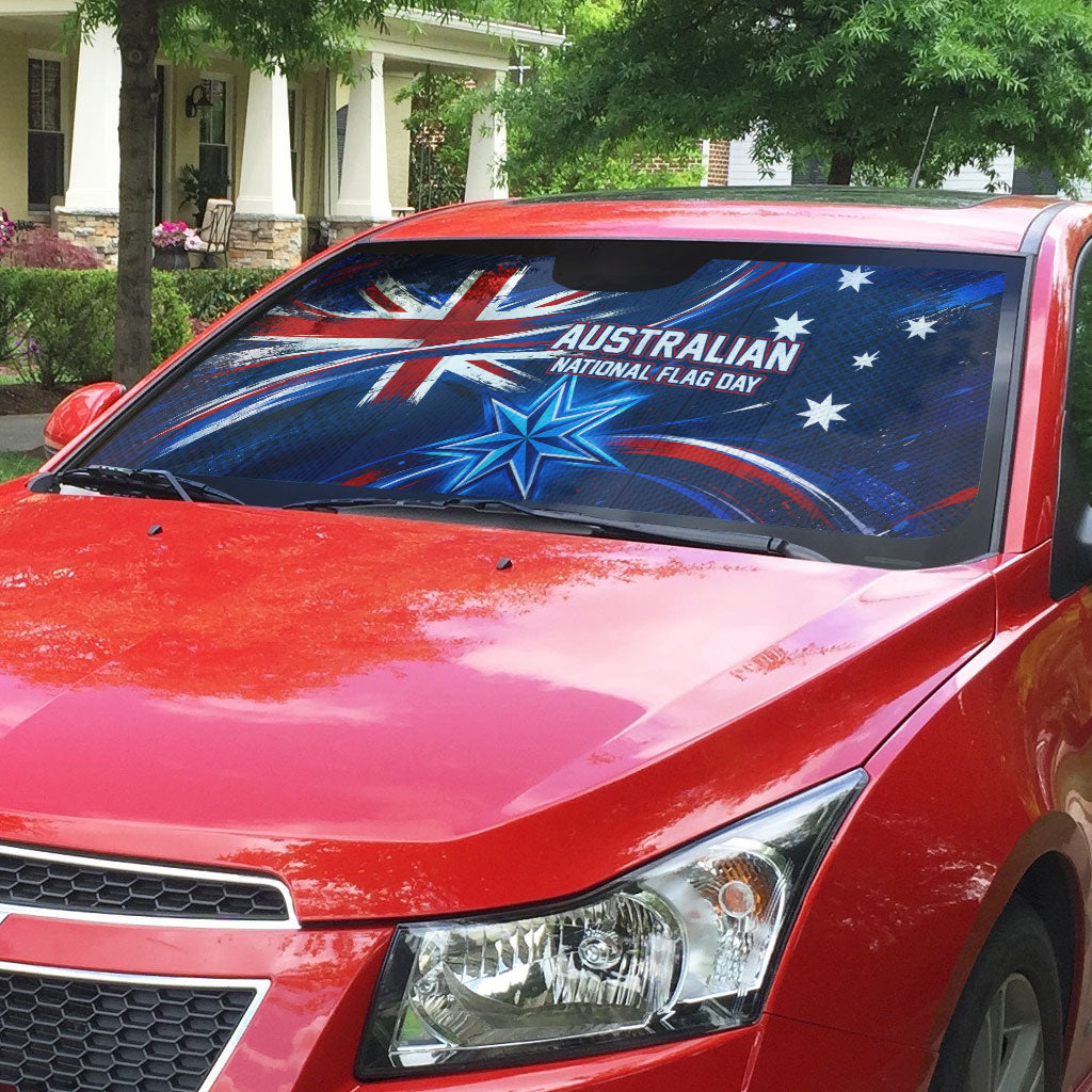 Proud To Be Australian Auto Sun Shade Australia Flag Day Waving Commonwealth Star