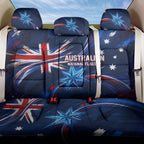 Proud To Be Australian Back Car Seat Cover Australia Flag Day Waving Commonwealth Star