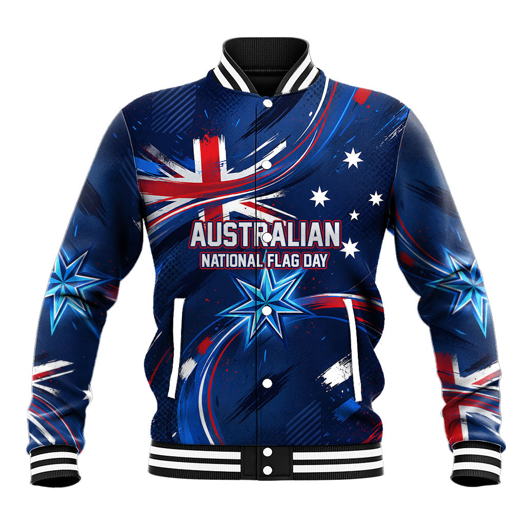 Proud To Be Australian Baseball Jacket Australia Flag Day Waving Commonwealth Star