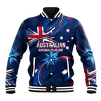 Proud To Be Australian Baseball Jacket Australia Flag Day Waving Commonwealth Star
