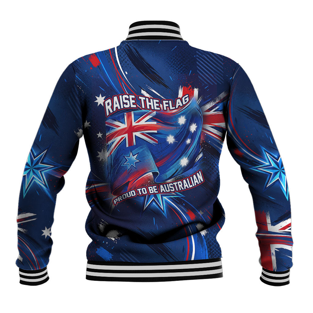 Proud To Be Australian Baseball Jacket Australia Flag Day Waving Commonwealth Star