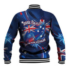 Proud To Be Australian Baseball Jacket Australia Flag Day Waving Commonwealth Star