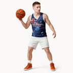 Proud To Be Australian Basketball Jersey Australia Flag Day Waving Commonwealth Star