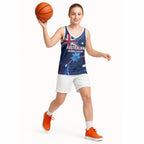 Proud To Be Australian Basketball Jersey Australia Flag Day Waving Commonwealth Star
