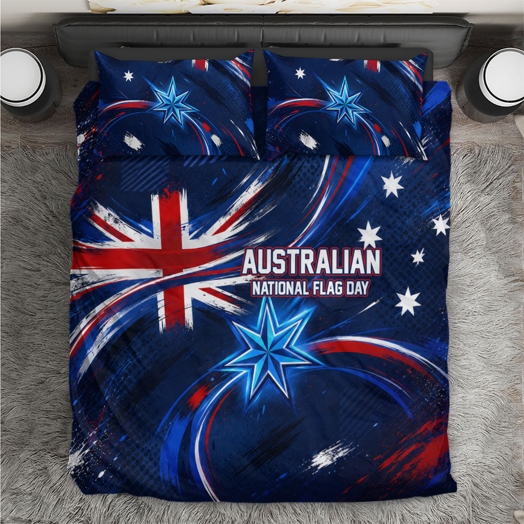 Proud To Be Australian Bedding Set Australia Flag Day Waving Commonwealth Star