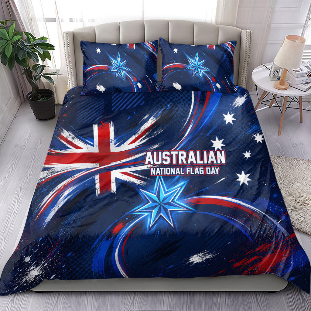 Proud To Be Australian Bedding Set Australia Flag Day Waving Commonwealth Star