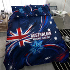 Proud To Be Australian Bedding Set Australia Flag Day Waving Commonwealth Star