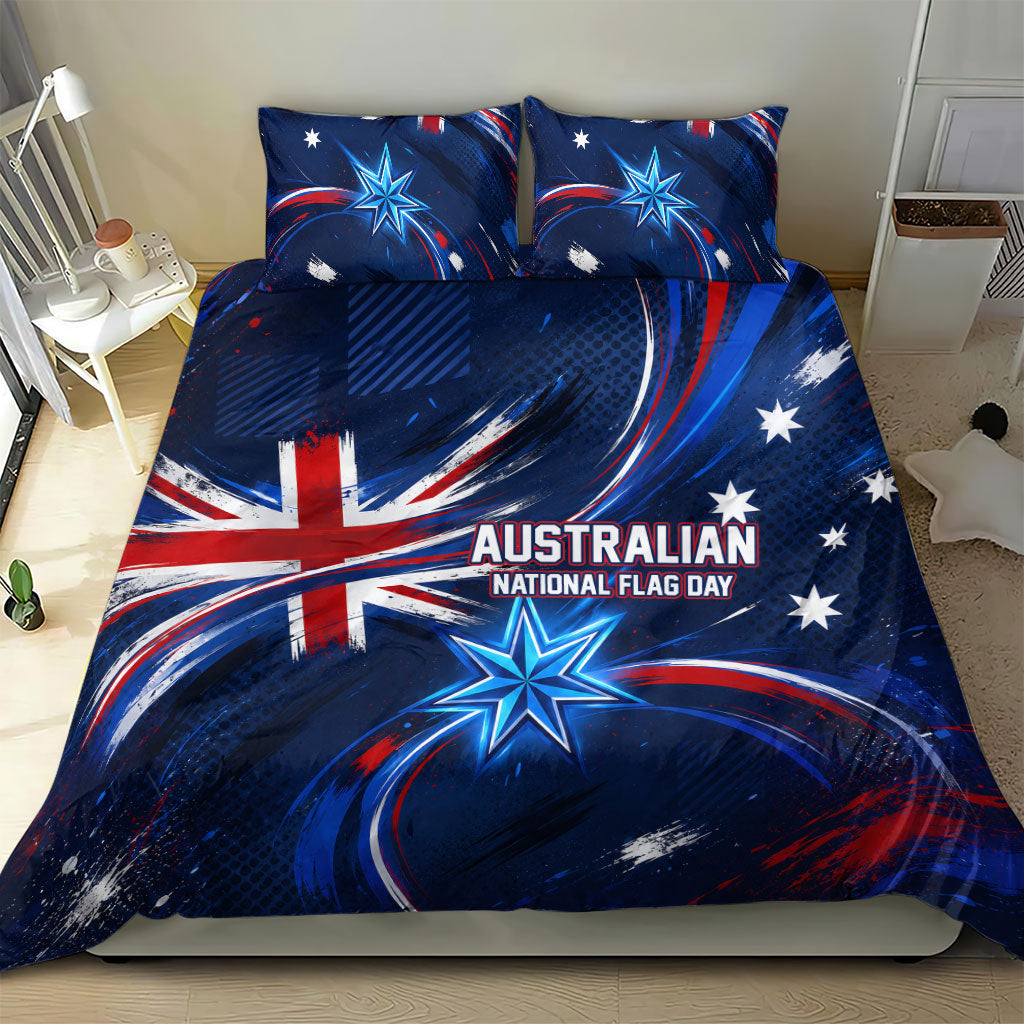 Proud To Be Australian Bedding Set Australia Flag Day Waving Commonwealth Star