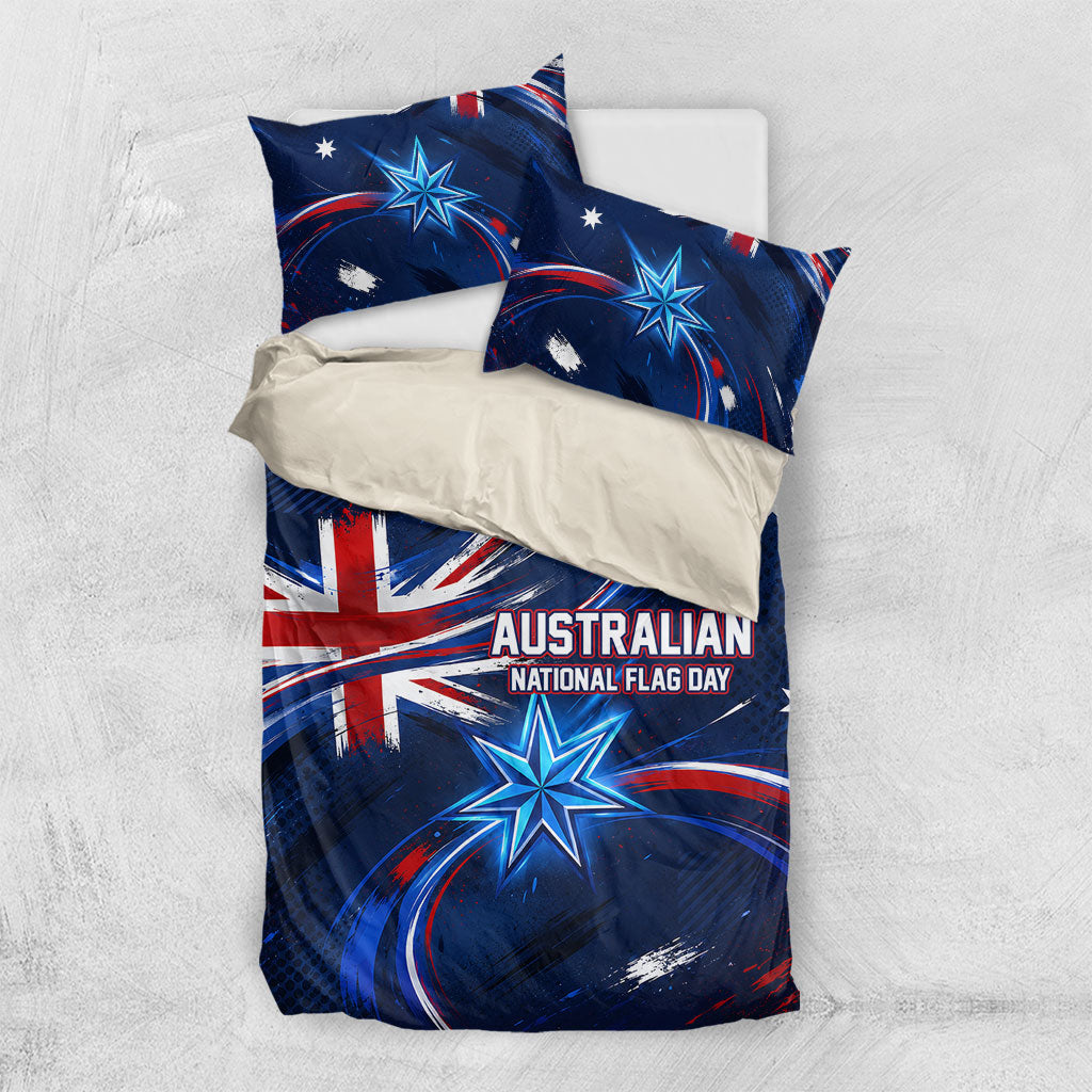 Proud To Be Australian Bedding Set Australia Flag Day Waving Commonwealth Star