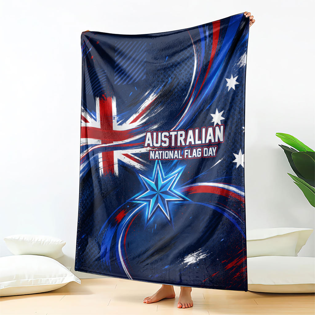 Proud To Be Australian Blanket Australia Flag Day Waving Commonwealth Star