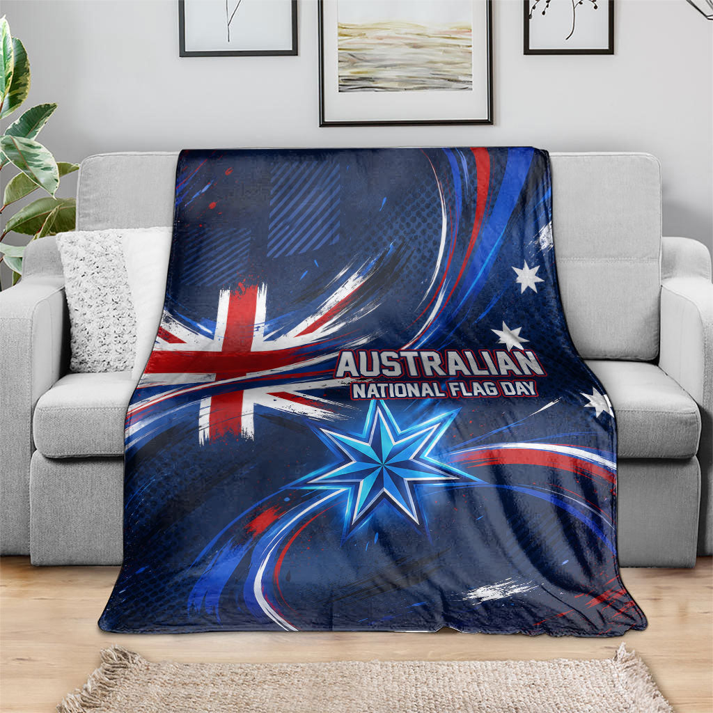 Proud To Be Australian Blanket Australia Flag Day Waving Commonwealth Star