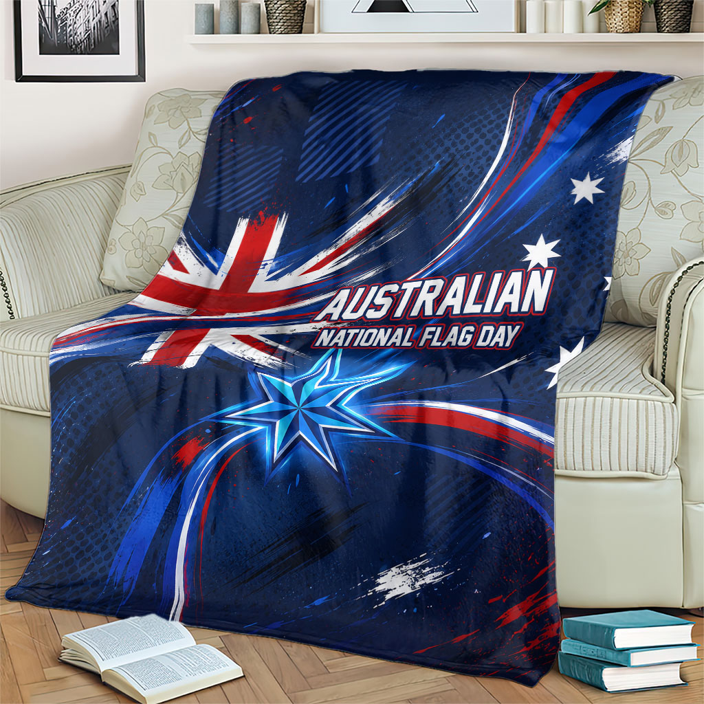 Proud To Be Australian Blanket Australia Flag Day Waving Commonwealth Star