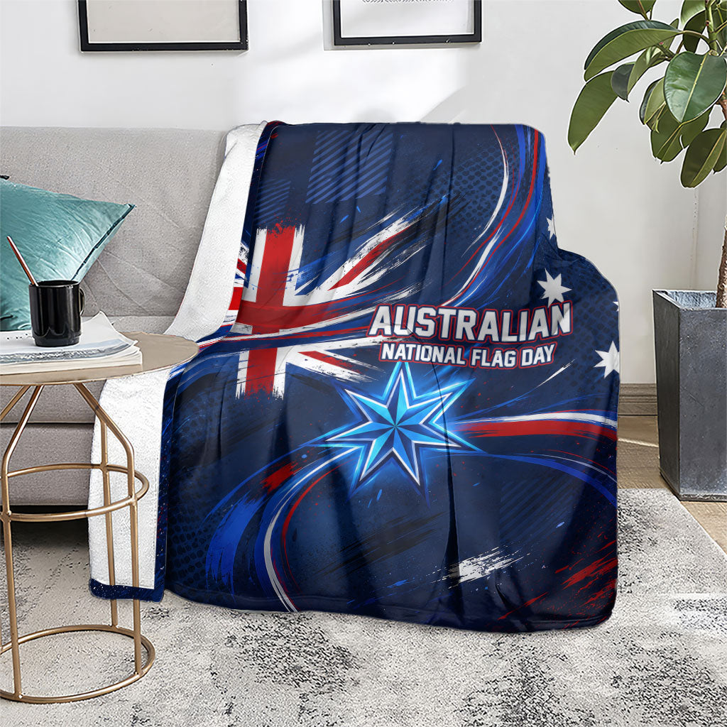 Proud To Be Australian Blanket Australia Flag Day Waving Commonwealth Star