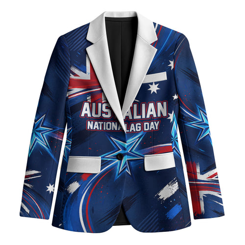 Proud To Be Australian Blazer Australia Flag Day Waving Commonwealth Star