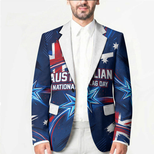 Proud To Be Australian Blazer Australia Flag Day Waving Commonwealth Star