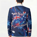Proud To Be Australian Blazer Australia Flag Day Waving Commonwealth Star