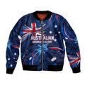 Proud To Be Australian Bomber Jacket Australia Flag Day Waving Commonwealth Star