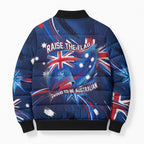 Proud To Be Australian Bomber Puffer Jacket Australia Flag Day Waving Commonwealth Star